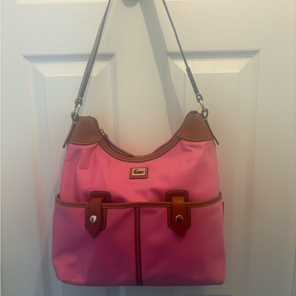 Dooney & Bourke Pink Nylon Shoulder Bag